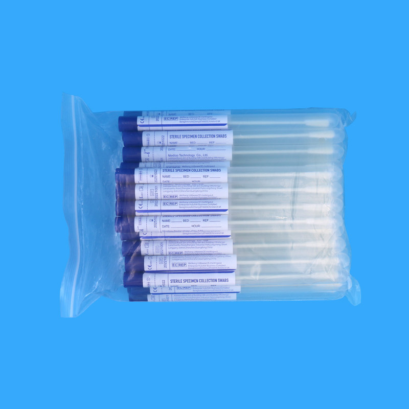 Écouvillon de collecte d'échantillons stérile jetable avec tube - »IZ