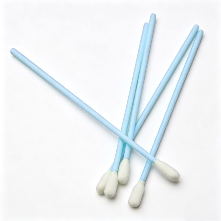 Medium Foam Cleanroom Swab with Round Head and Long Handle